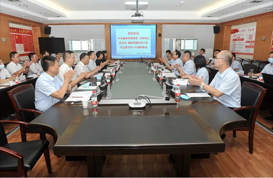 榆林市政法委书记、榆林高新区党工委书记张守华一行深入db电竞考察调研